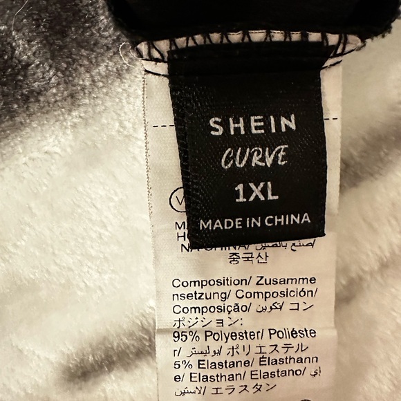 SHEIN Curve Black Wide Leg Dress Pants - Picture 5 of 5